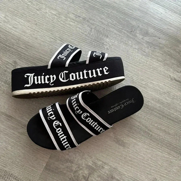 Juicy couture platform sandals size 8 - Picture 2 of 4